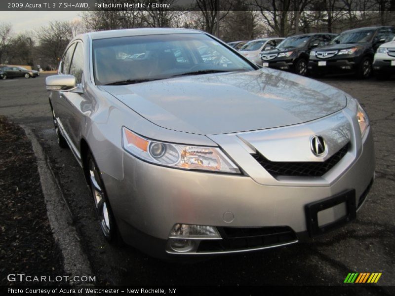 Palladium Metallic / Ebony 2009 Acura TL 3.7 SH-AWD