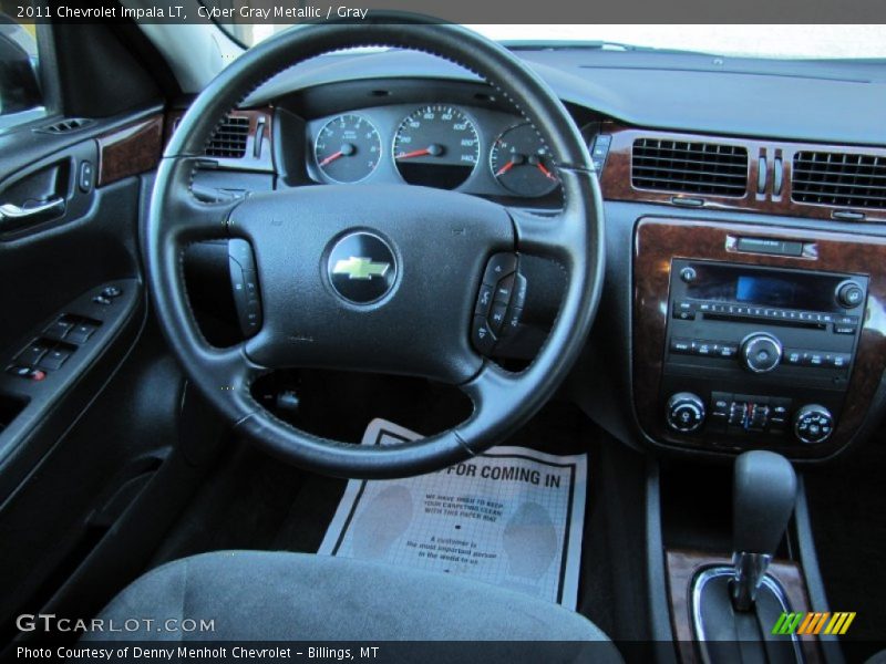 Cyber Gray Metallic / Gray 2011 Chevrolet Impala LT
