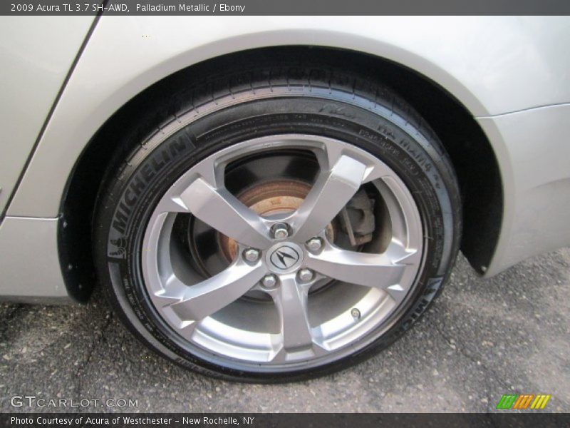 Palladium Metallic / Ebony 2009 Acura TL 3.7 SH-AWD