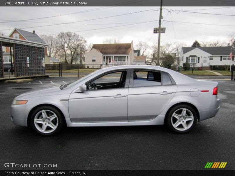 Satin Silver Metallic / Ebony 2005 Acura TL 3.2