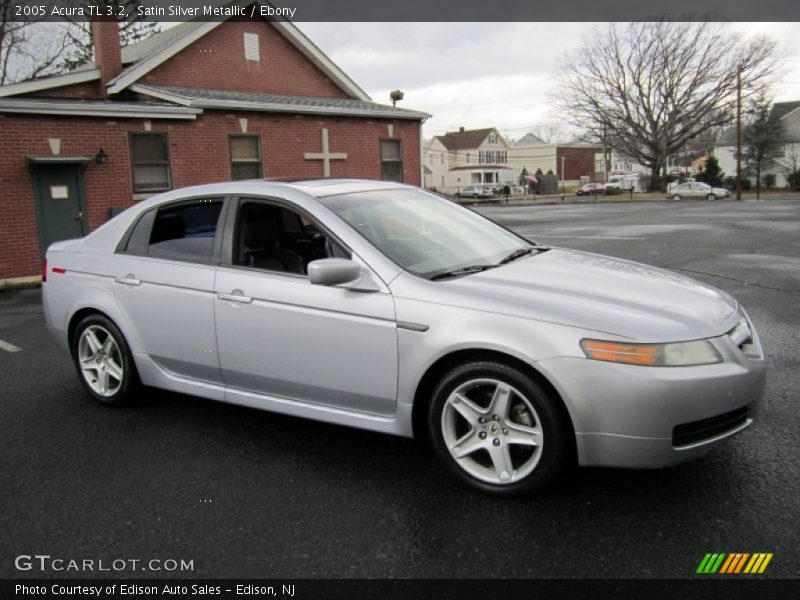 Satin Silver Metallic / Ebony 2005 Acura TL 3.2