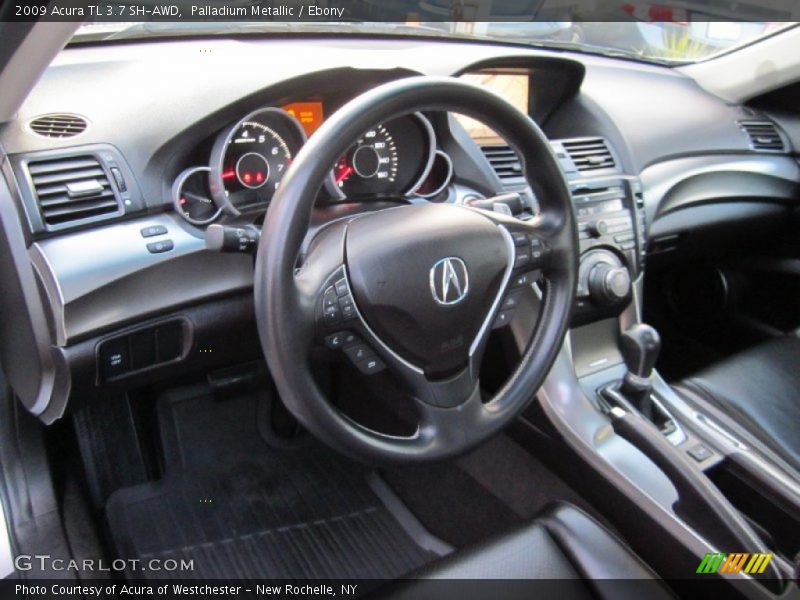 Palladium Metallic / Ebony 2009 Acura TL 3.7 SH-AWD