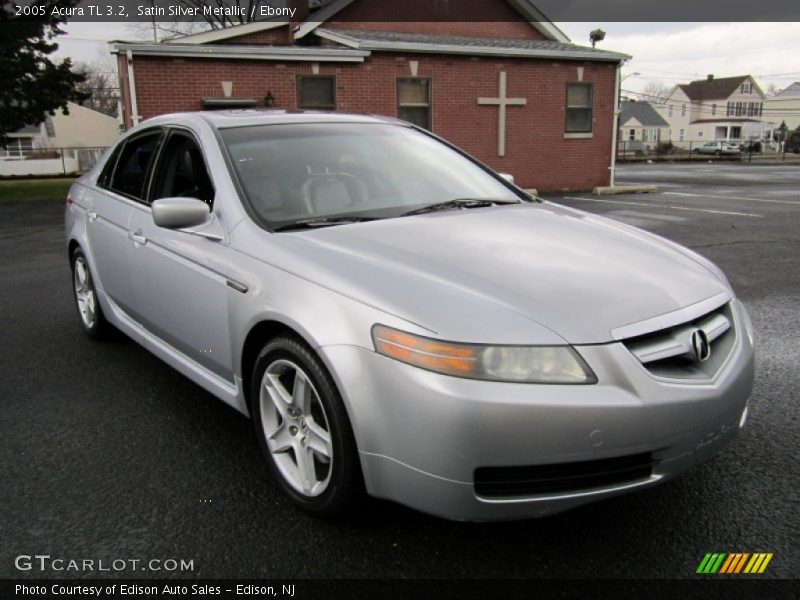 Satin Silver Metallic / Ebony 2005 Acura TL 3.2
