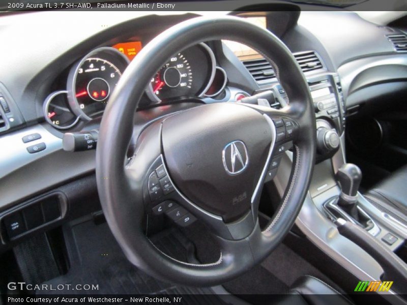 Palladium Metallic / Ebony 2009 Acura TL 3.7 SH-AWD