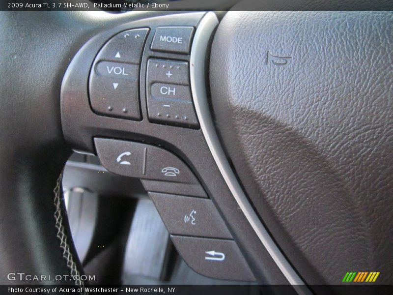 Palladium Metallic / Ebony 2009 Acura TL 3.7 SH-AWD