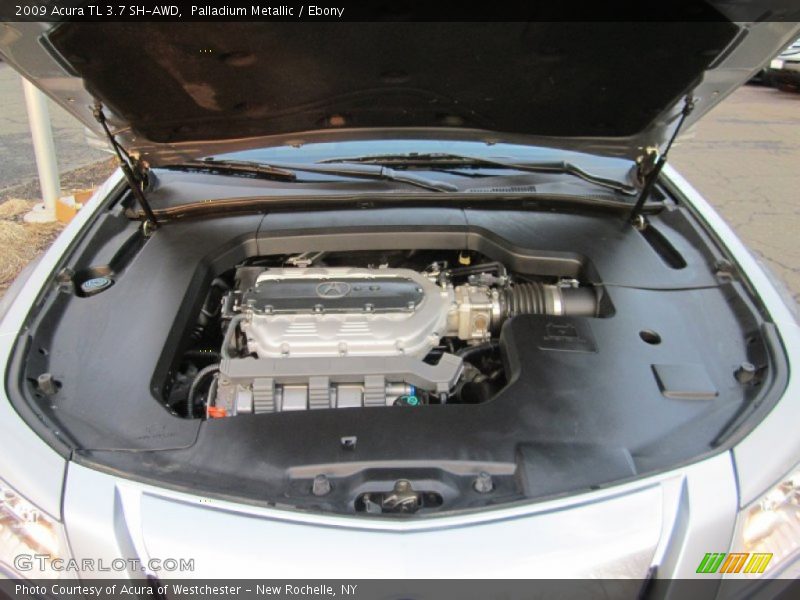 Palladium Metallic / Ebony 2009 Acura TL 3.7 SH-AWD