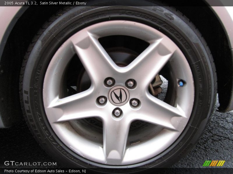 Satin Silver Metallic / Ebony 2005 Acura TL 3.2