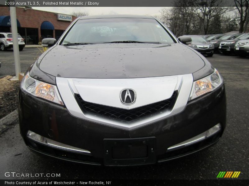 Polished Metal Metallic / Ebony 2009 Acura TL 3.5