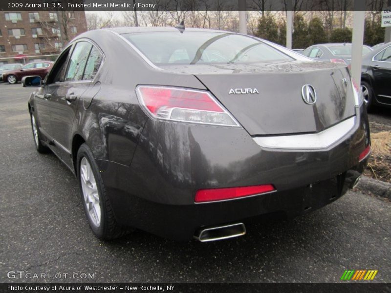 Polished Metal Metallic / Ebony 2009 Acura TL 3.5