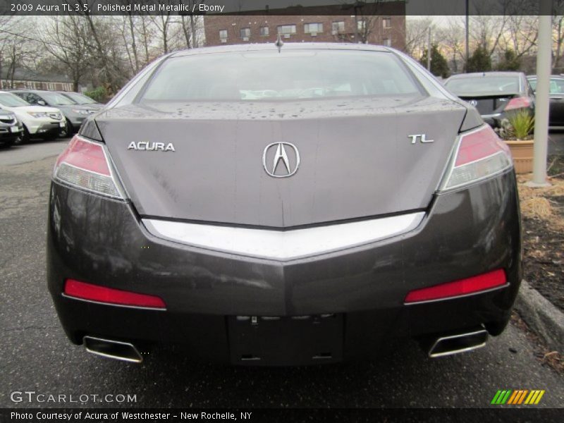 Polished Metal Metallic / Ebony 2009 Acura TL 3.5
