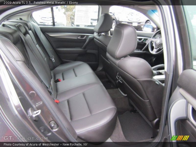 Polished Metal Metallic / Ebony 2009 Acura TL 3.5