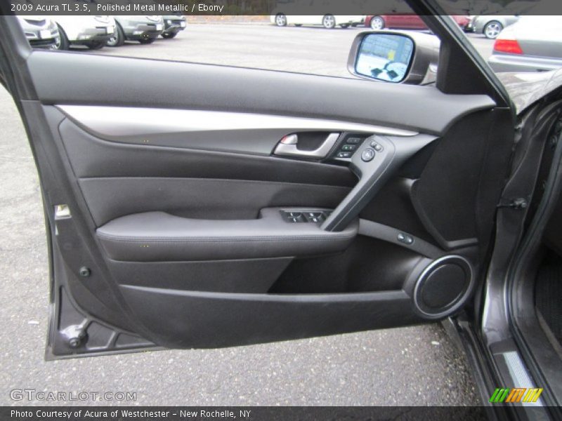 Polished Metal Metallic / Ebony 2009 Acura TL 3.5