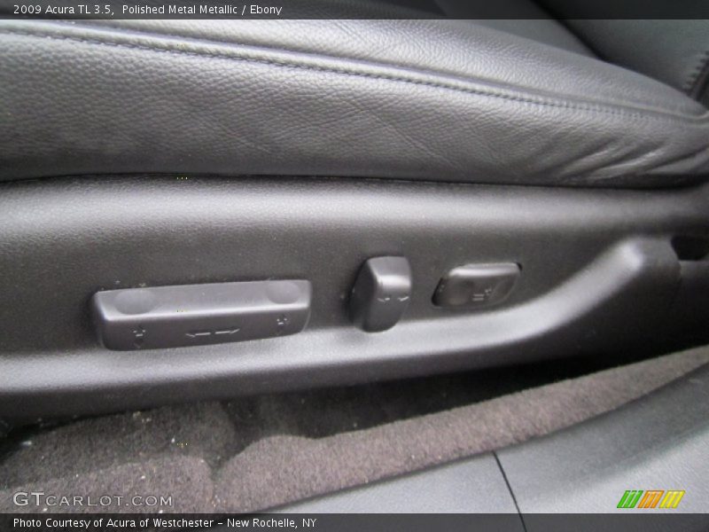 Polished Metal Metallic / Ebony 2009 Acura TL 3.5
