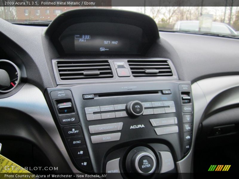 Polished Metal Metallic / Ebony 2009 Acura TL 3.5