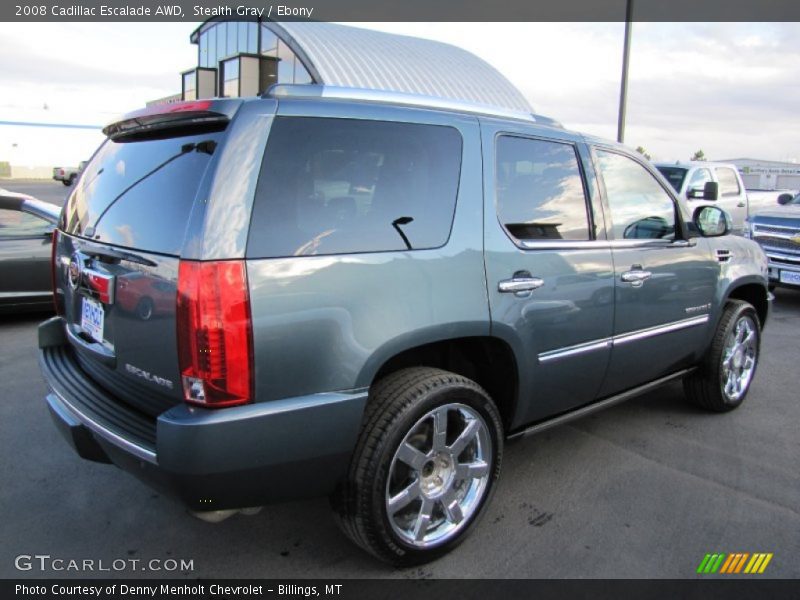 Stealth Gray / Ebony 2008 Cadillac Escalade AWD