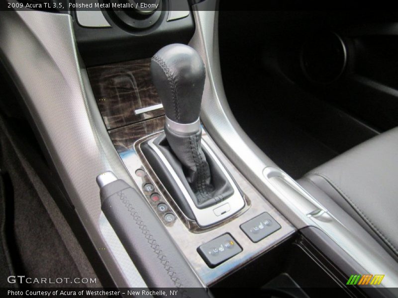 Polished Metal Metallic / Ebony 2009 Acura TL 3.5