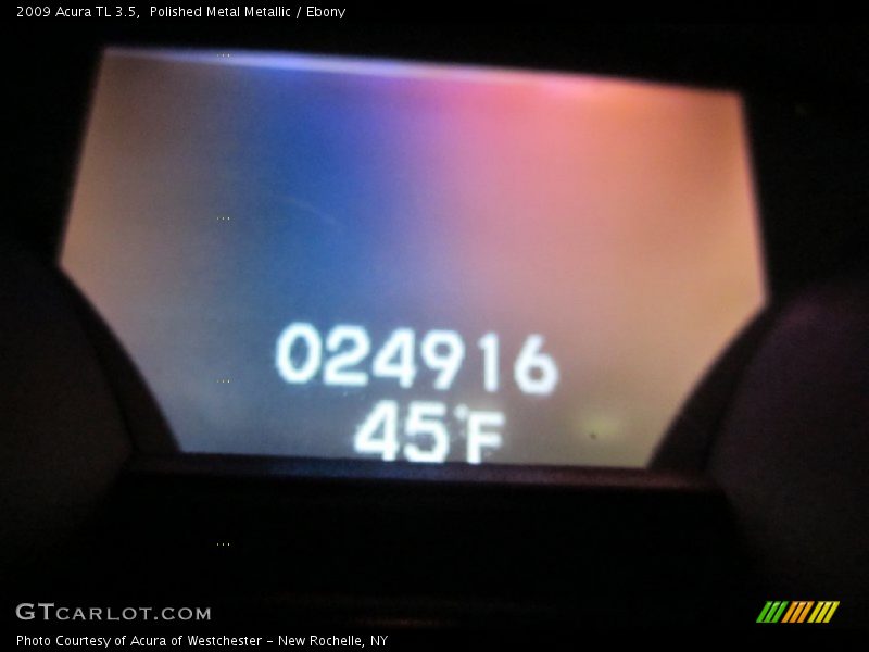 Polished Metal Metallic / Ebony 2009 Acura TL 3.5