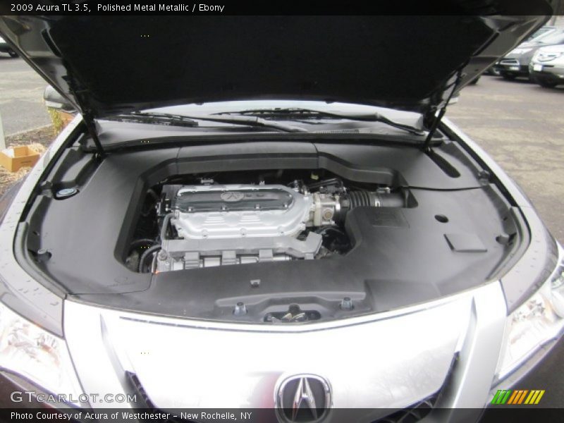 Polished Metal Metallic / Ebony 2009 Acura TL 3.5