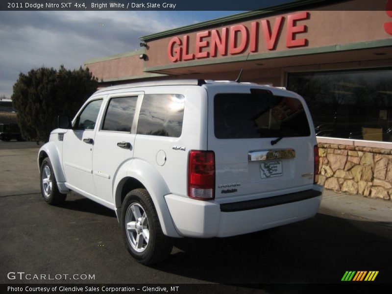 Bright White / Dark Slate Gray 2011 Dodge Nitro SXT 4x4