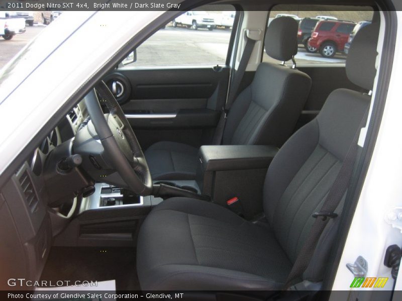 Bright White / Dark Slate Gray 2011 Dodge Nitro SXT 4x4