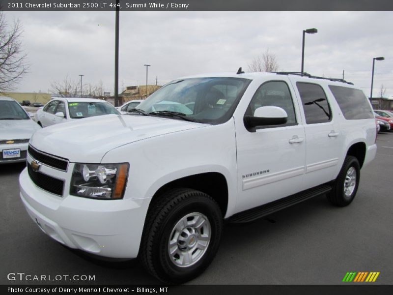 Summit White / Ebony 2011 Chevrolet Suburban 2500 LT 4x4