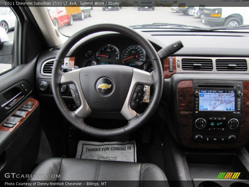 Summit White / Ebony 2011 Chevrolet Suburban 2500 LT 4x4