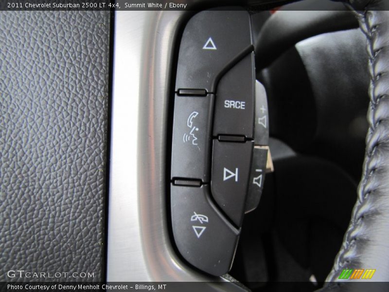 Controls of 2011 Suburban 2500 LT 4x4