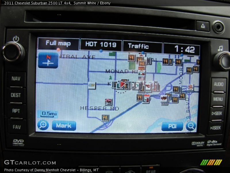 Summit White / Ebony 2011 Chevrolet Suburban 2500 LT 4x4