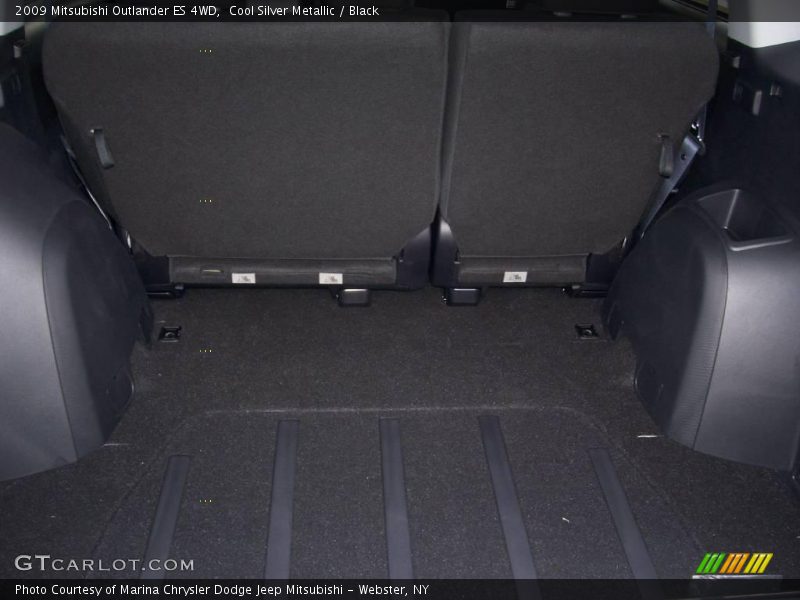 Cool Silver Metallic / Black 2009 Mitsubishi Outlander ES 4WD