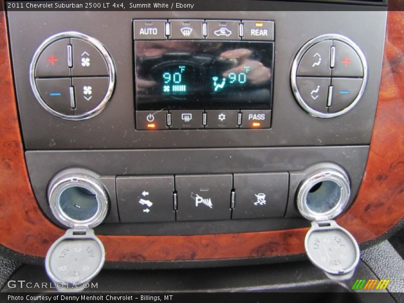 Controls of 2011 Suburban 2500 LT 4x4