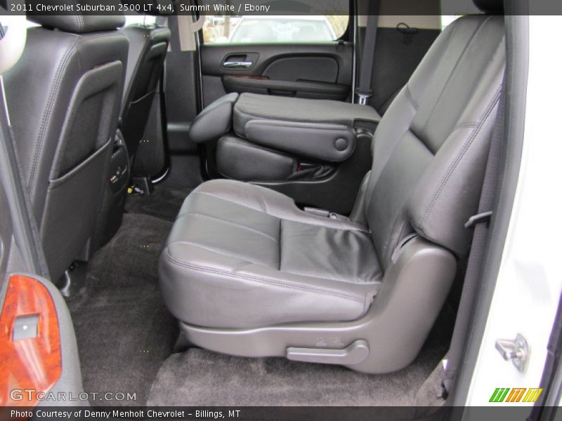 Rear Seat of 2011 Suburban 2500 LT 4x4