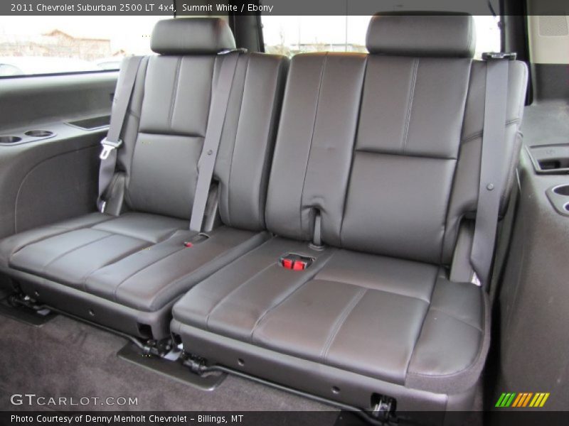 Rear Seat of 2011 Suburban 2500 LT 4x4