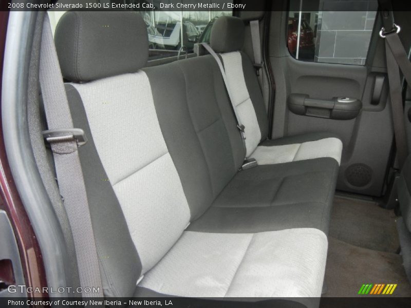 Dark Cherry Metallic / Ebony 2008 Chevrolet Silverado 1500 LS Extended Cab