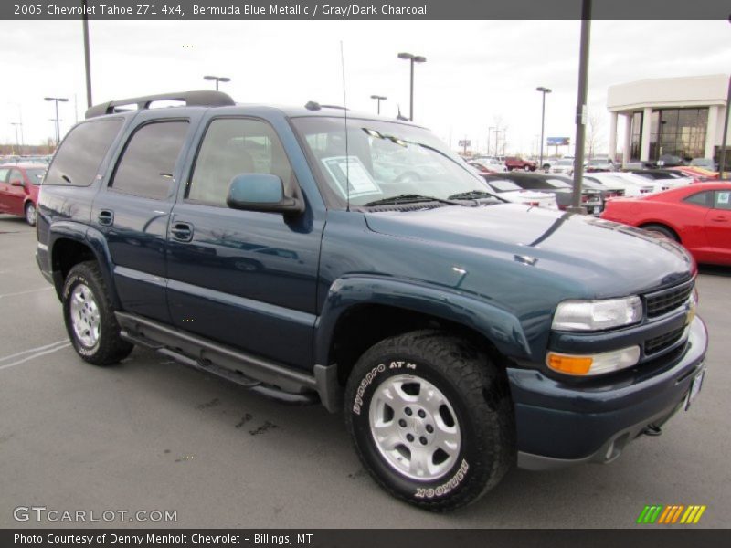 Bermuda Blue Metallic / Gray/Dark Charcoal 2005 Chevrolet Tahoe Z71 4x4