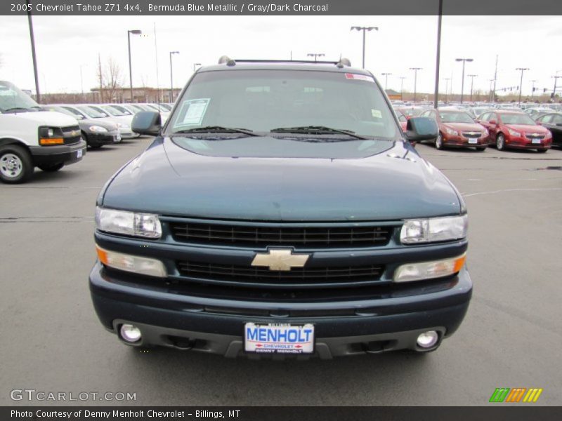 Bermuda Blue Metallic / Gray/Dark Charcoal 2005 Chevrolet Tahoe Z71 4x4