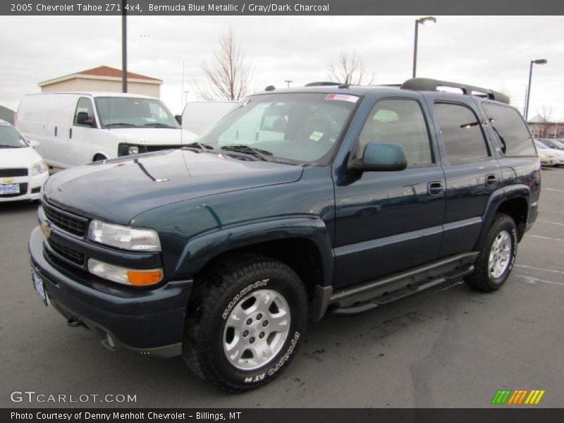 Bermuda Blue Metallic / Gray/Dark Charcoal 2005 Chevrolet Tahoe Z71 4x4