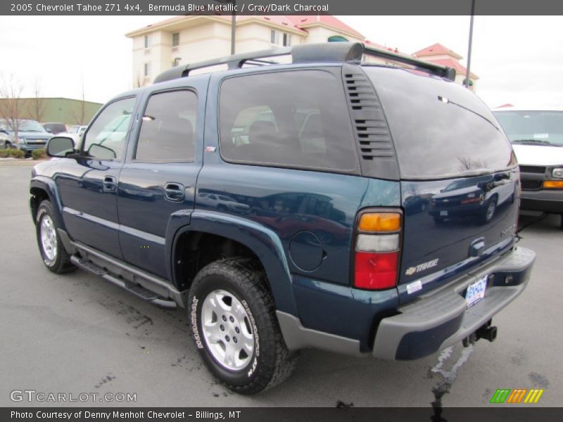 Bermuda Blue Metallic / Gray/Dark Charcoal 2005 Chevrolet Tahoe Z71 4x4