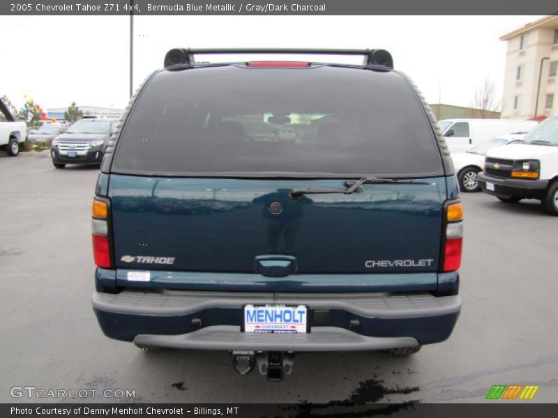 Bermuda Blue Metallic / Gray/Dark Charcoal 2005 Chevrolet Tahoe Z71 4x4
