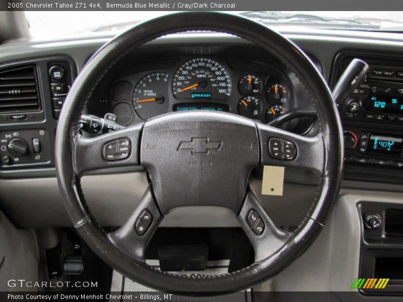 Bermuda Blue Metallic / Gray/Dark Charcoal 2005 Chevrolet Tahoe Z71 4x4