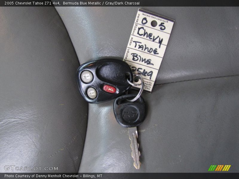 Bermuda Blue Metallic / Gray/Dark Charcoal 2005 Chevrolet Tahoe Z71 4x4