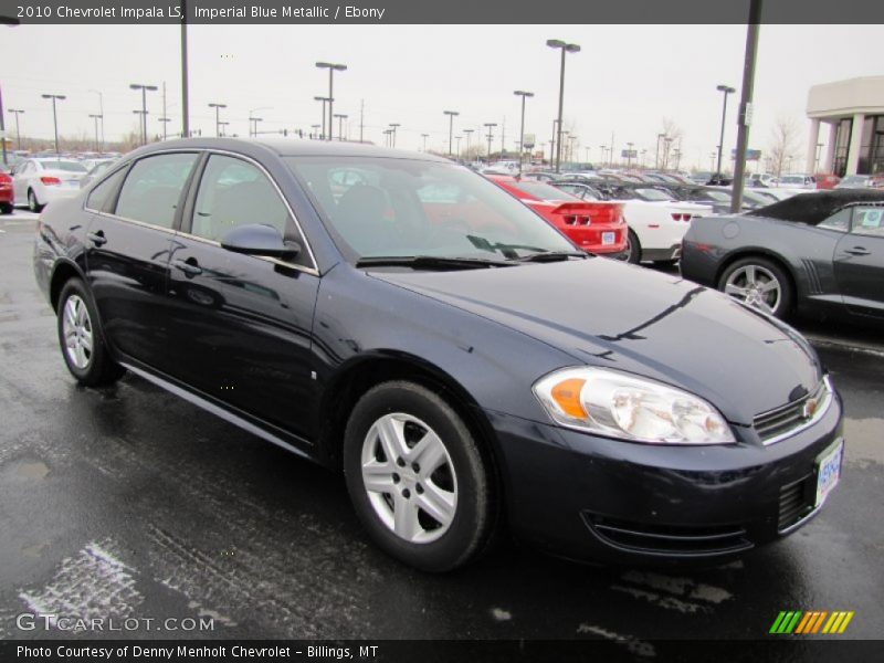 Imperial Blue Metallic / Ebony 2010 Chevrolet Impala LS