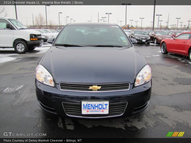 Imperial Blue Metallic / Ebony 2010 Chevrolet Impala LS