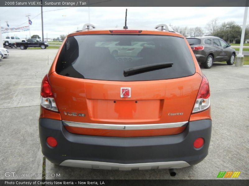 Sunburst Orange / Tan 2008 Saturn VUE XE