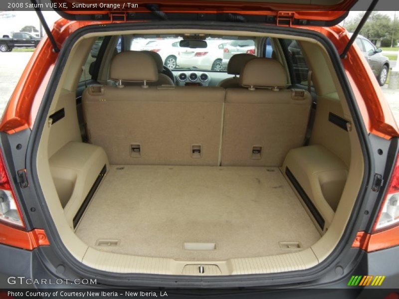 Sunburst Orange / Tan 2008 Saturn VUE XE