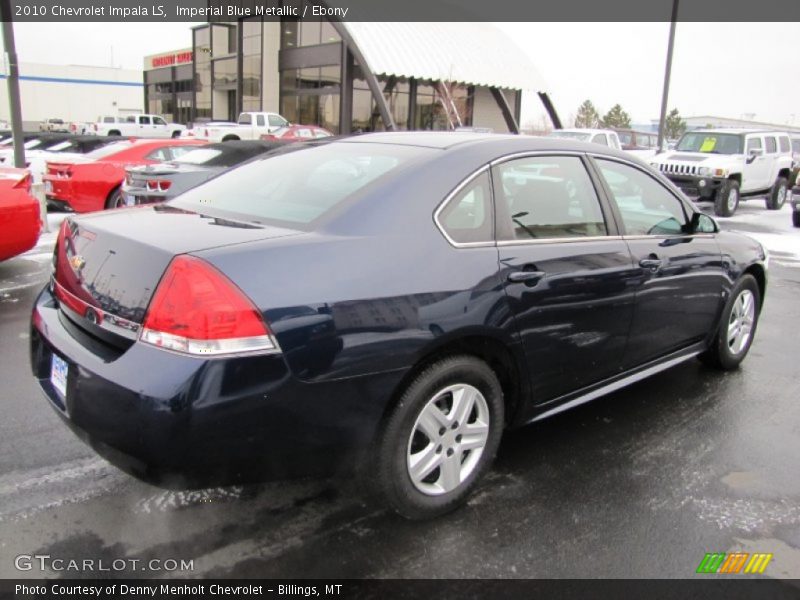 Imperial Blue Metallic / Ebony 2010 Chevrolet Impala LS