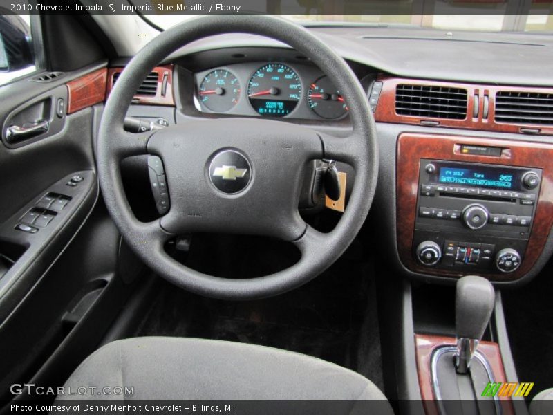 Imperial Blue Metallic / Ebony 2010 Chevrolet Impala LS