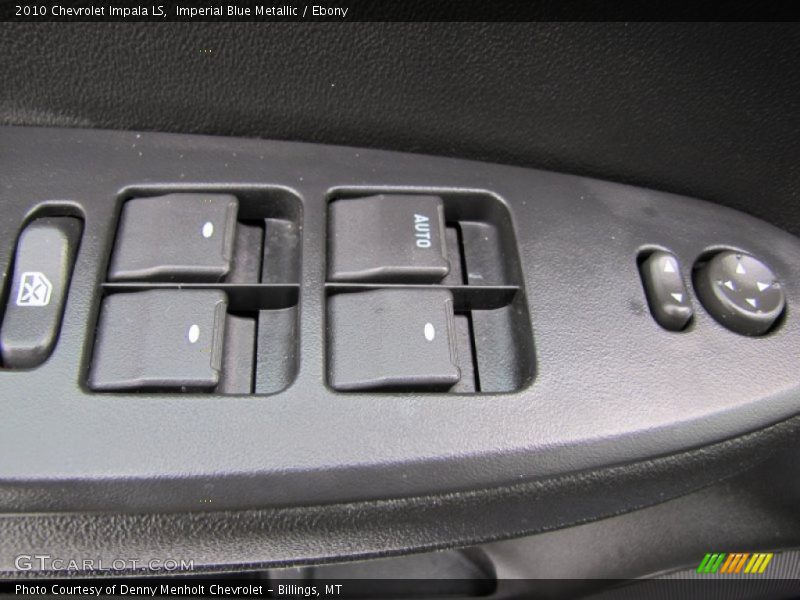 Imperial Blue Metallic / Ebony 2010 Chevrolet Impala LS