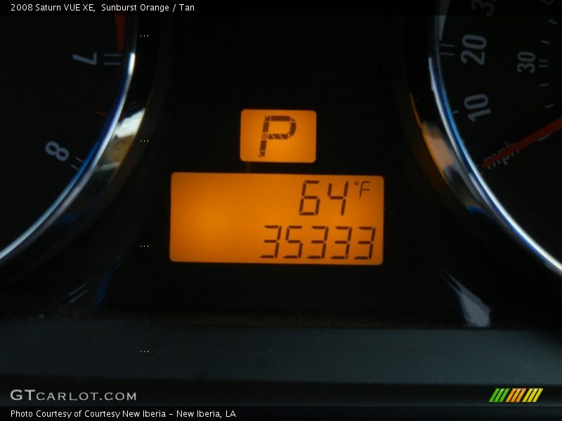 Sunburst Orange / Tan 2008 Saturn VUE XE