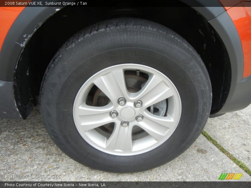Sunburst Orange / Tan 2008 Saturn VUE XE