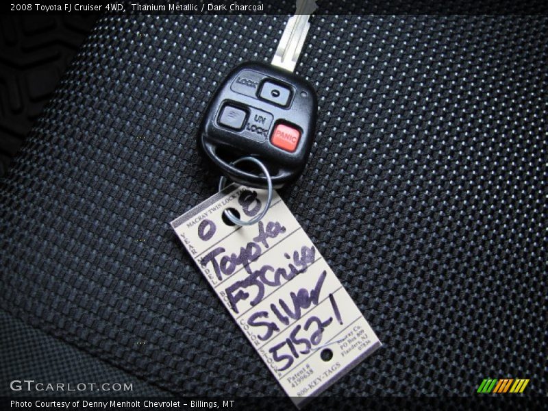 Titanium Metallic / Dark Charcoal 2008 Toyota FJ Cruiser 4WD